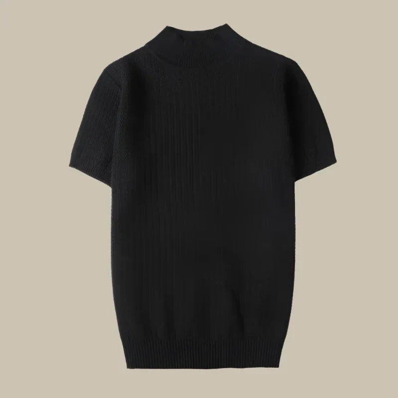 NÉVO Coltrui | Zachte heren pullover sweater met korte mouwen voor een casual outfit