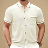 Casual luxe gebreid shirt