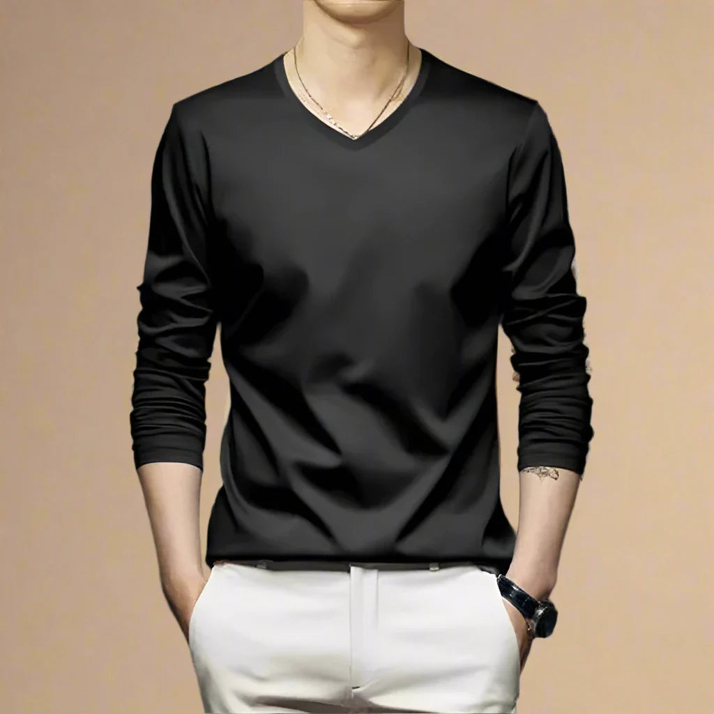 Casual_Silk_v_hals_longsleeve1.webp