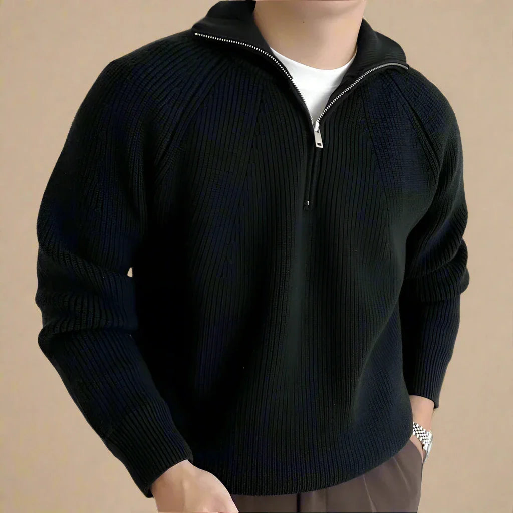 Casual_kabelpatroon_Half_Zip_Sweater.webp