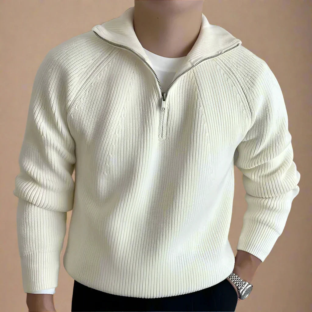 Casual_kabelpatroon_Half_Zip_Sweater1.webp