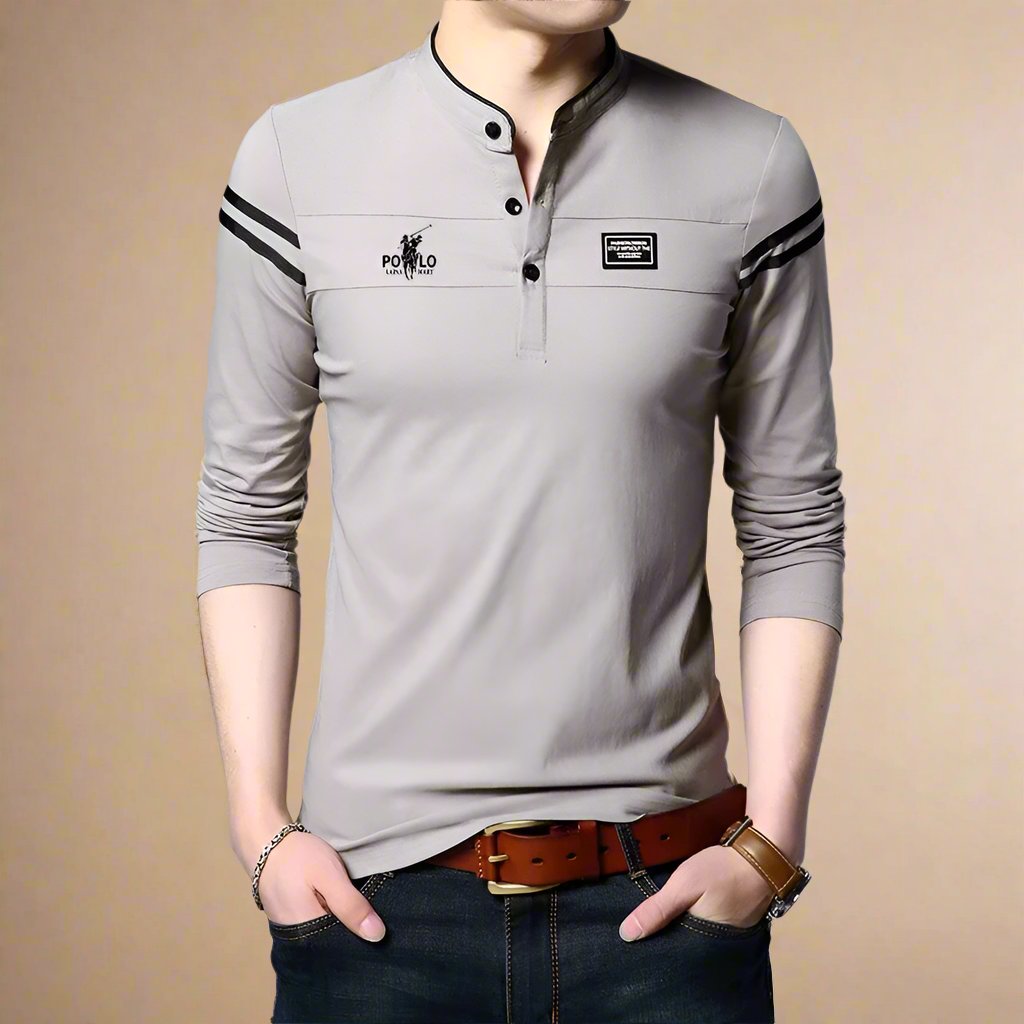 NÉVO Polo Club | Casual Longsleeve Polo voor Heren