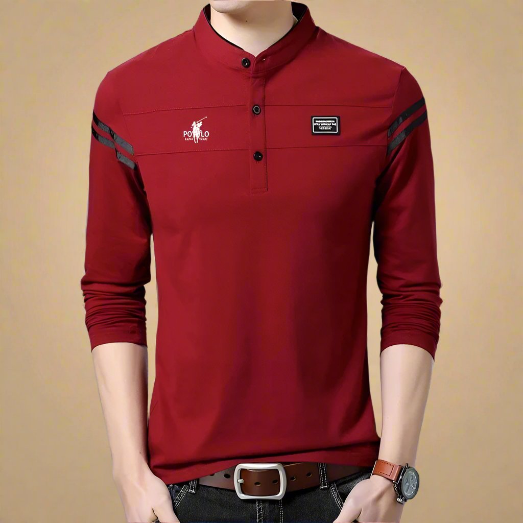 NÉVO Polo Club | Casual Longsleeve Polo voor Heren