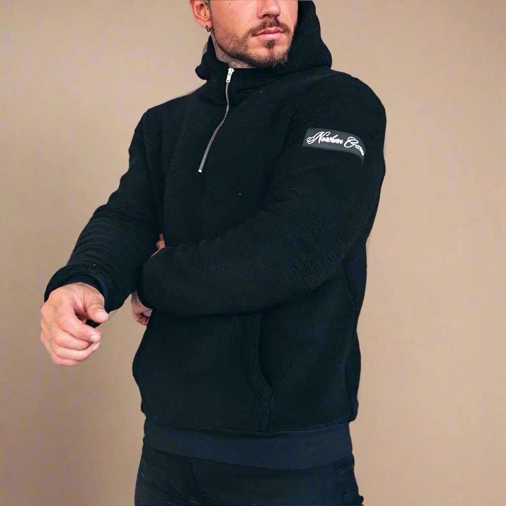 NÉVO Hoodie | Halve rits fleece Trui voor heren