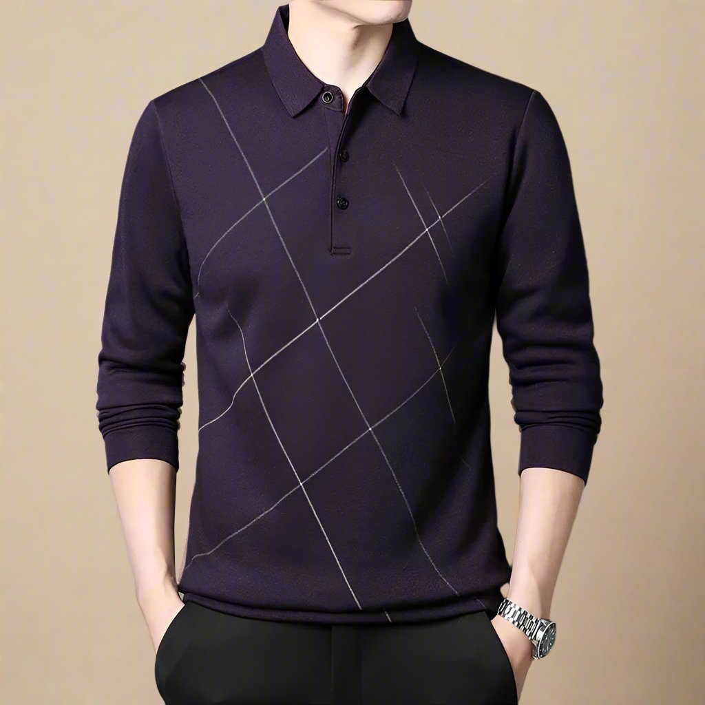 Modern Casual longsleeve Polo 