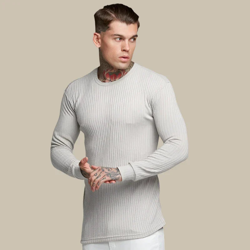 NÉVO Coltrui | Slim Fit kabeltrui heren voor een moderne, stijlvolle look