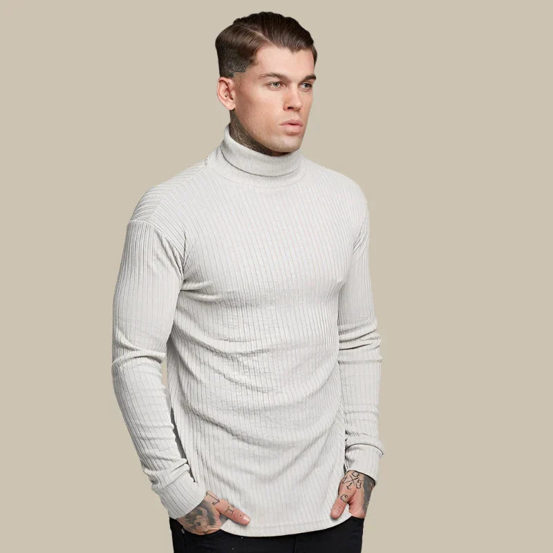 NÉVO Coltrui | Slim Fit kabeltrui heren voor een moderne, stijlvolle look