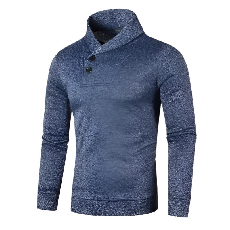 NÉVO Coltrui | Warme casual sweater heren met halve hoge kraag