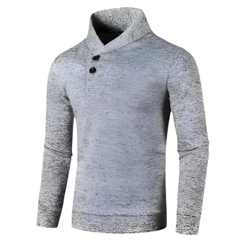 NÉVO Coltrui | Warme casual sweater heren met halve hoge kraag