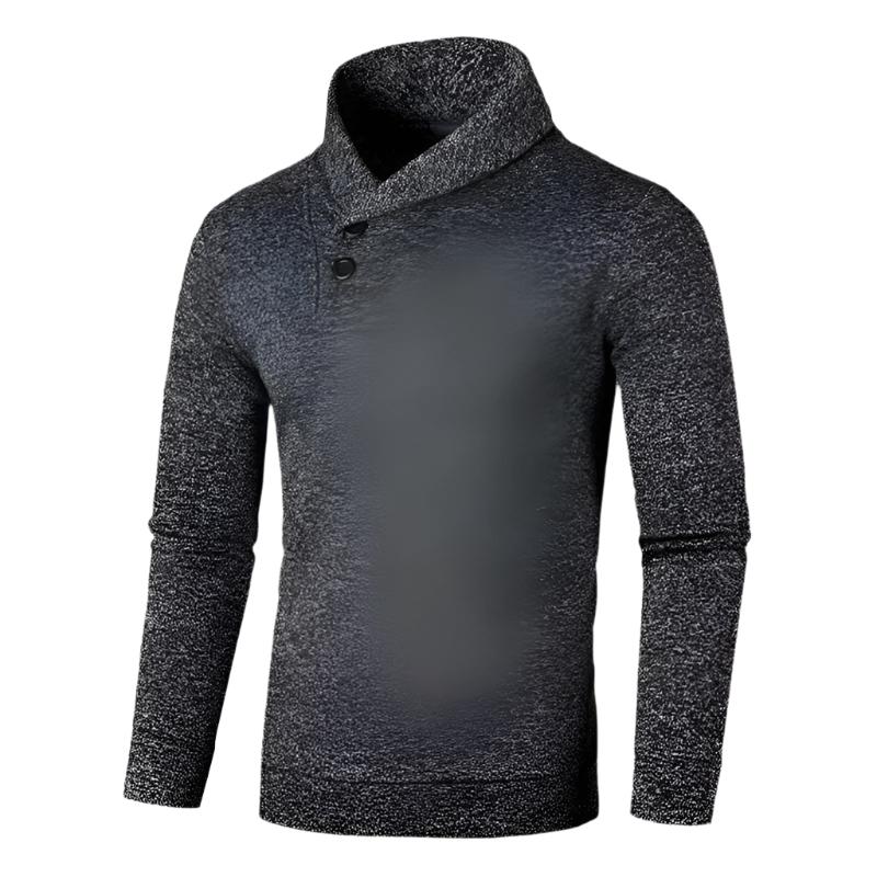 NÉVO Coltrui | Warme casual sweater heren met halve hoge kraag