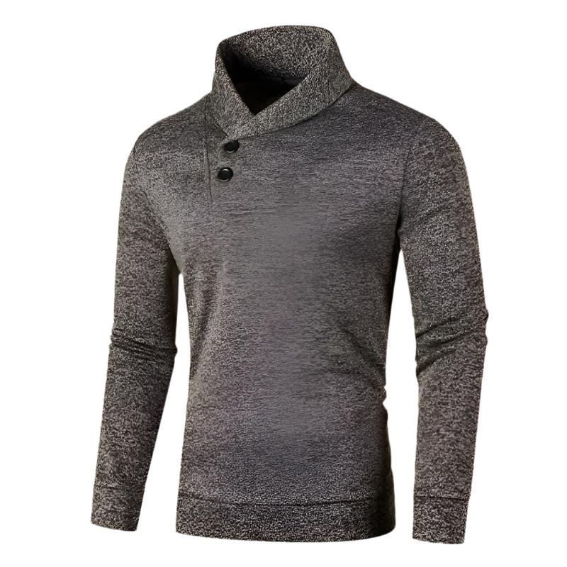 NÉVO Coltrui | Warme casual sweater heren met halve hoge kraag