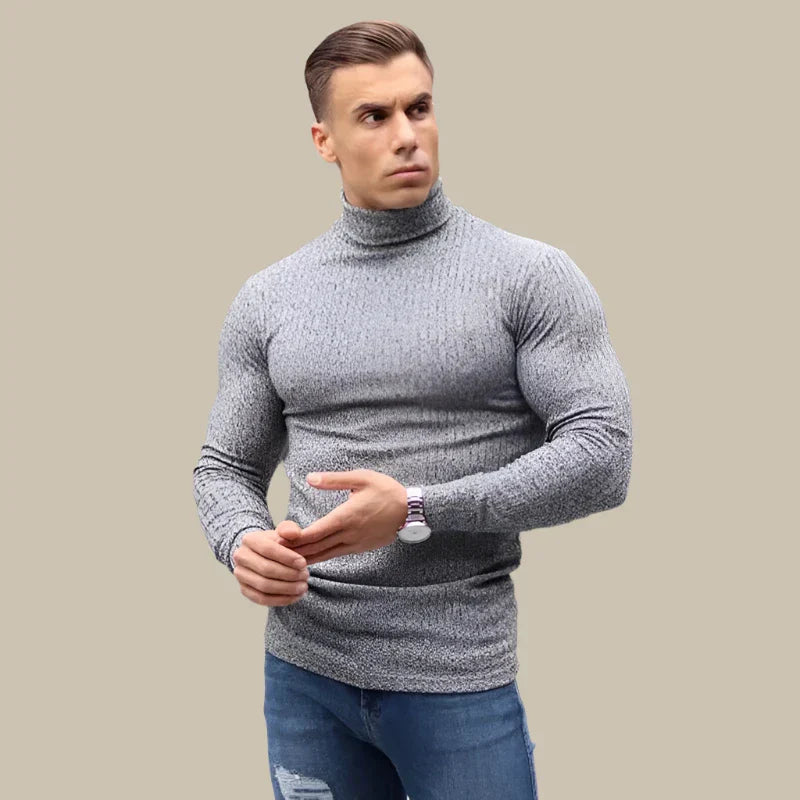 NÉVO Coltrui | Slim Fit casual kabeltrui heren voor een sportieve uitstraling