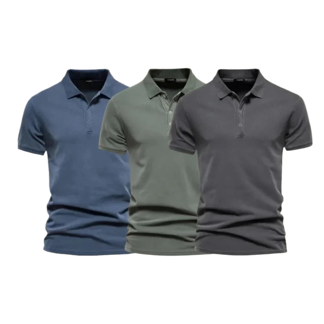 NÉVO Cotton Pique Polo Heren