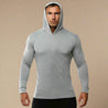 Sportieve XXL Muscle Fit trui met capuchon